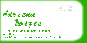 adrienn moizes business card